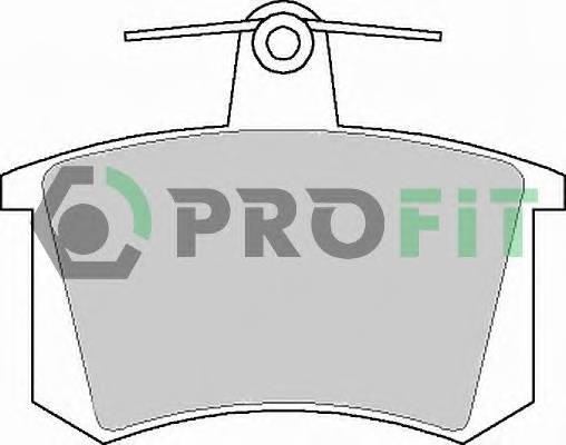 PROFIT 5000-0222 Колодки гальмівні дискові