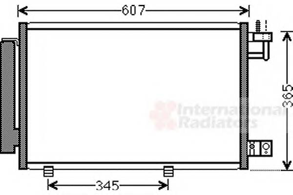 VAN WEZEL 18005439 Конденсатор, кондиционер