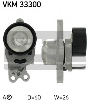 SKF VKM 33300 Натяжний ролик, полікліновий