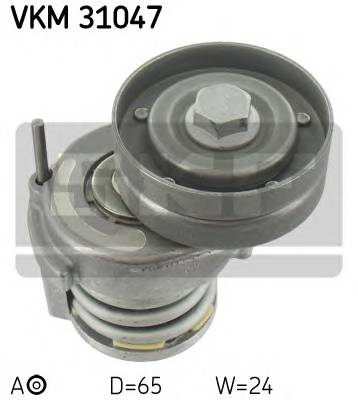 SKF VKM 31047 Натяжний ролик, полікліновий