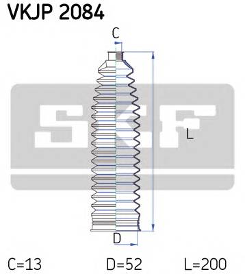 SKF VKJP 2084 Комплект пильника, рульове