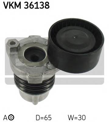 SKF VKM 36138 Натяжной ролик, поликлиновой