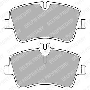 DELPHI LP1696 Комплект гальмівних колодок,