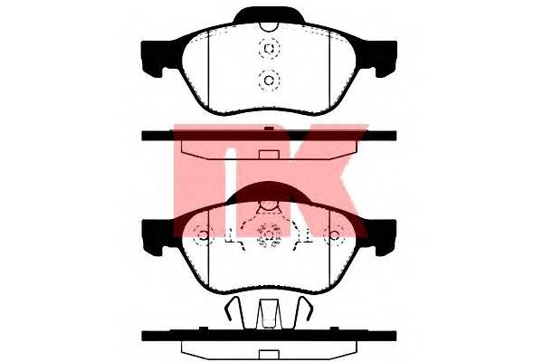 NK 223948 Комплект гальмівних колодок,