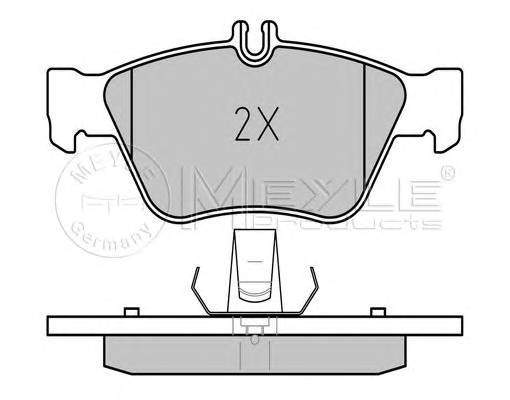 MEYLE 025 216 6419 Комплект тормозных колодок,