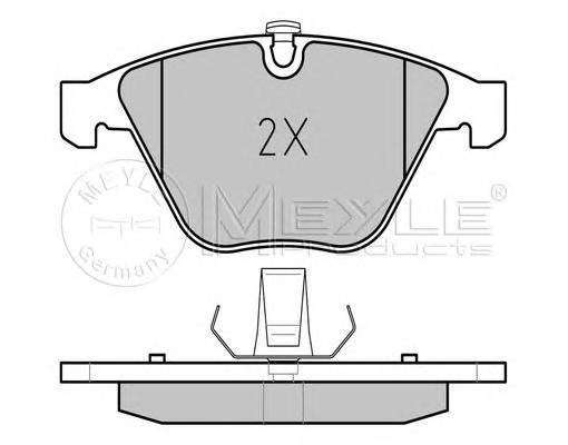 MEYLE 025 233 4720 Комплект тормозных колодок,