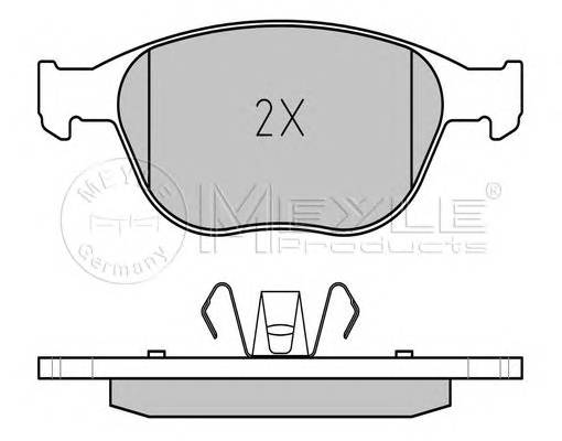 MEYLE 025 234 4017 Комплект тормозных колодок,