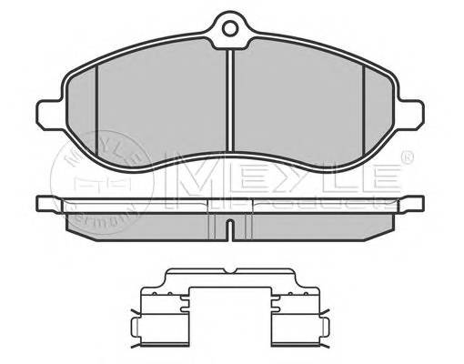 MEYLE 025 245 9518/W Комплект тормозных колодок,