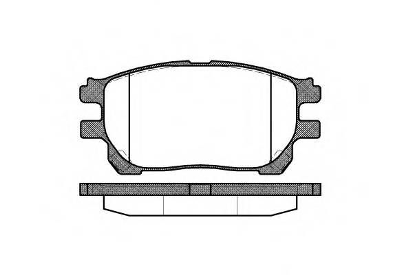 ROADHOUSE 21143.00 Комплект гальмівних колодок,