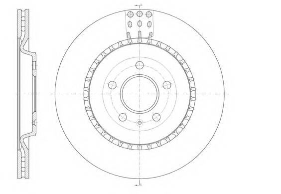 REMSA 61492.10 Гальмівний диск