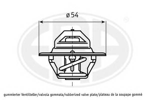 ERA 350367 Термостат, охолоджуюча рідина
