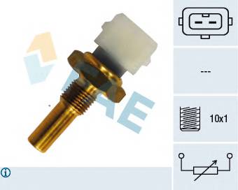 FAE 33140 Датчик, температура голівки