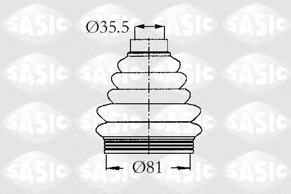 SASIC 2933203 Комплект пильника, приводний