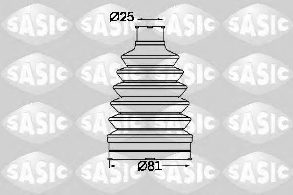 SASIC 1904012 Комплект пылника, приводной