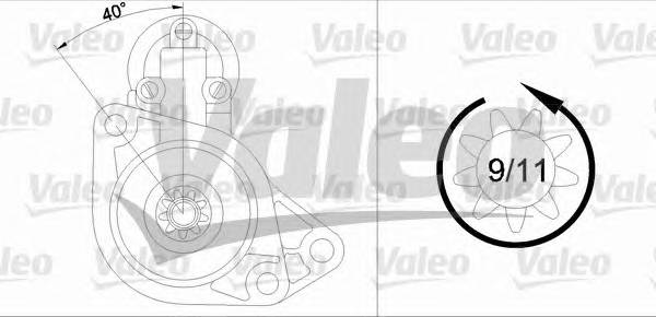 VALEO 436020 Стартер