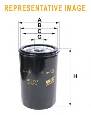 WIX FILTERS WL7308 Масляный фильтр