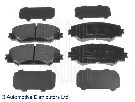 BLUE PRINT ADT342171 Комплект тормозных колодок,