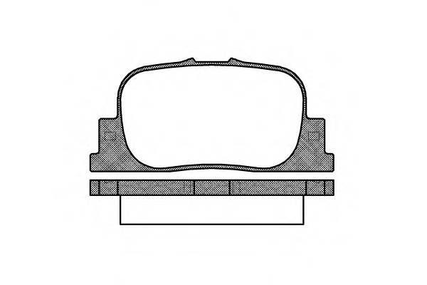 WOKING P9013.00 Комплект гальмівних колодок,