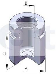 ERT 150572-C Поршень, корпус скобы