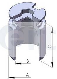 ERT 150198-C Поршень, корпус скобы