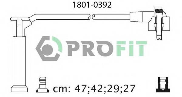 PROFIT 1801-0392 Високовольтні кабелі