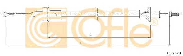 COFLE 11.2328 Трос зчеплення