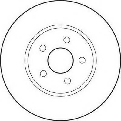 JURID 562180JC Тормозной диск