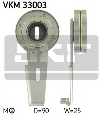 SKF VKM 33003 Натяжной ролик, поликлиновой