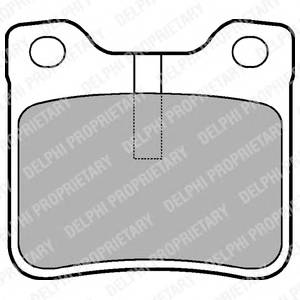 DELPHI LP991 Комплект тормозных колодок,