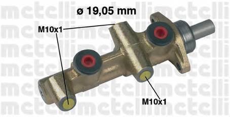 METELLI 05-0138 Главный тормозной цилиндр