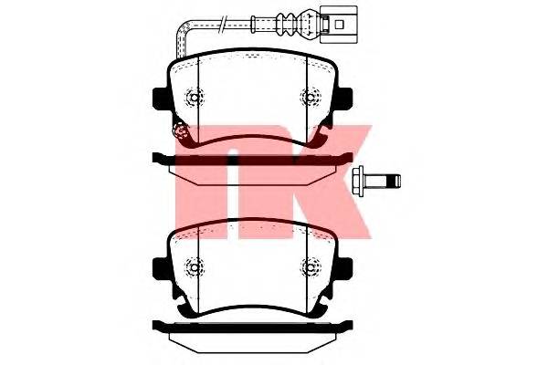NK 224764 Комплект гальмівних колодок,