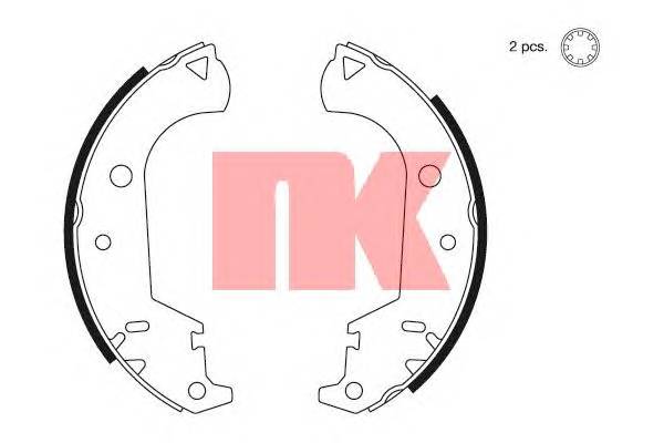 NK 2723677 Комплект тормозных колодок