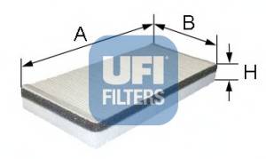 UFI 53.162.00 Фильтр, воздух во