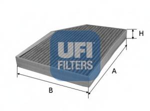 UFI 54.168.00 Фільтр, повітря у