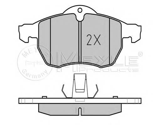 MEYLE 025 230 5719/W Комплект тормозных колодок,