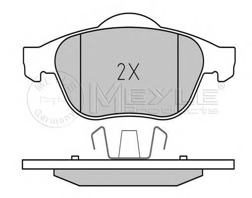 MEYLE 025 245 3618 Комплект тормозных колодок,