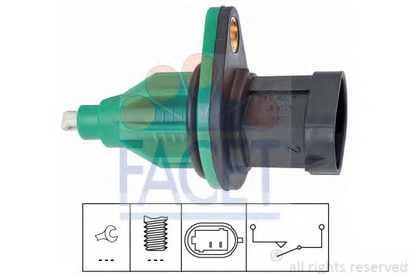 FACET 7.6151 Вимикач, фара заднього