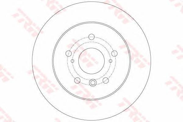TRW DF6176 Гальмівний диск