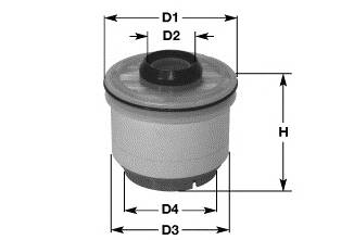 CLEAN FILTERS MG1667 Топливный фильтр