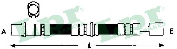 LPR 6T47902 Тормозной шланг