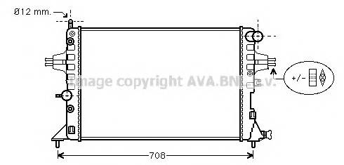 AVA QUALITY COOLING OLA2254 Радиатор, охлаждение двигателя