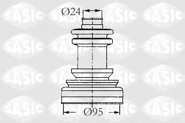 SASIC 2933423 Комплект пылника, приводной