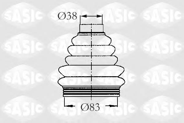 SASIC 2933033 Комплект пылника, приводной