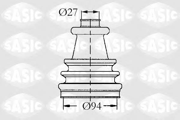 SASIC 4003417 Комплект пылника, приводной