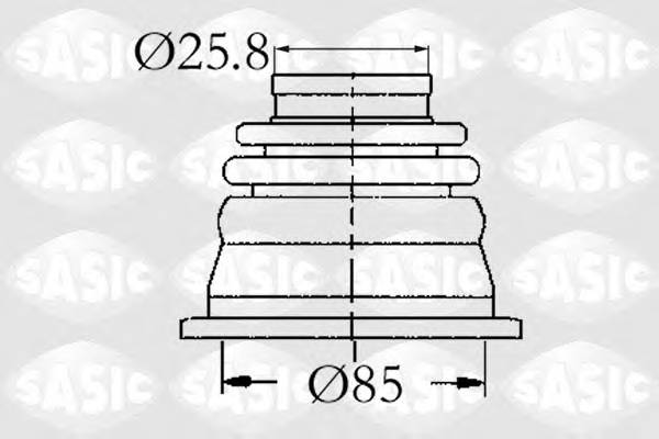 SASIC 4003408 Комплект пильника, приводний