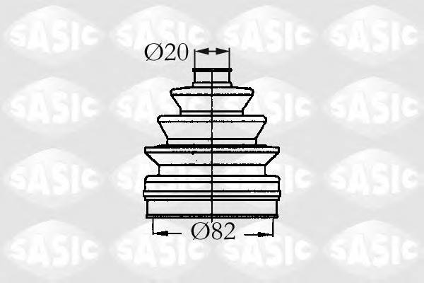 SASIC 2933833 Комплект пылника, приводной