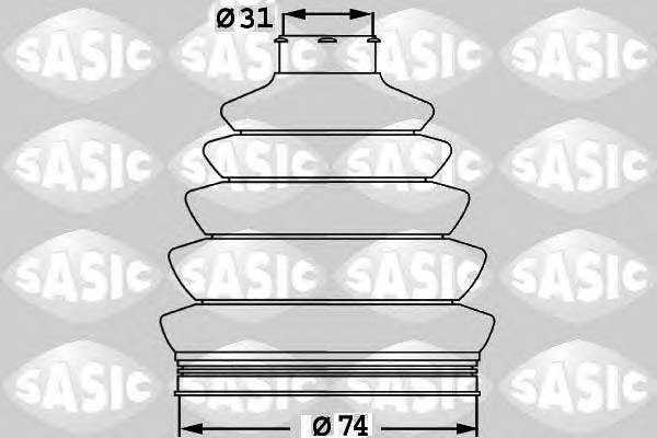 SASIC 1900017 Комплект пильника, приводний