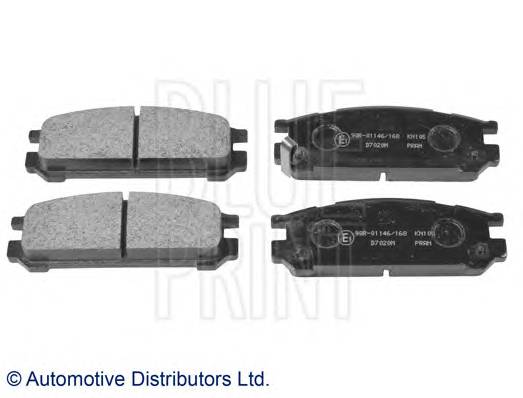 BLUE PRINT ADS74224 Комплект тормозных колодок,