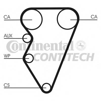 CONTITECH CT708 Ремінь ГРМ