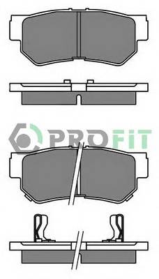 PROFIT 5000-2023 Колодки гальмівні дискові